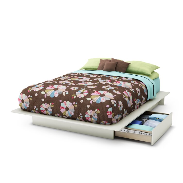 South shore step one king platform bed with deals drawers